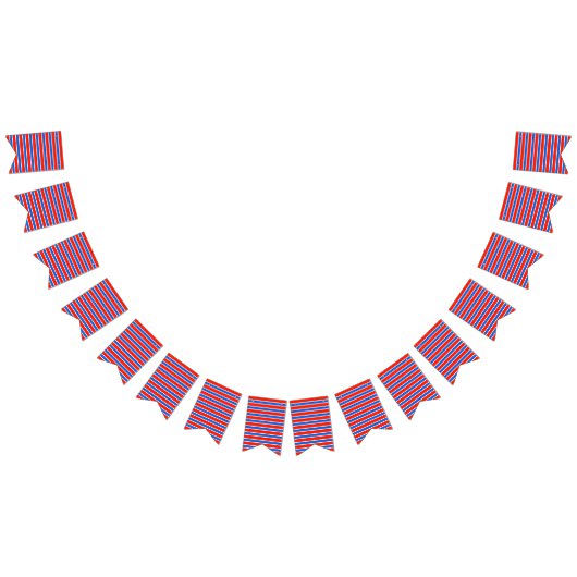 Rood, wit en blauw vlaggetjes (Alle)