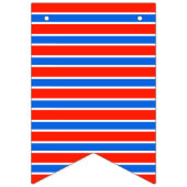 Rood, wit en blauw vlaggetjes (Tweede vlag)