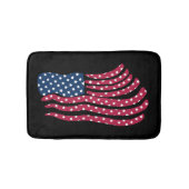 Rood wit en blauw vlagontwerp badmat (Voorkant)