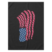 Rood wit en blauw vlagontwerp tafelkleed (Voorkant)