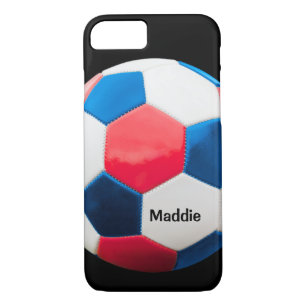 Rood wit en blauw Voetbal iPhone 8/7 Hoesje