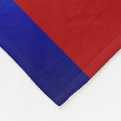 Rood, wit en blauw, Voetbal coach Dank u Fleece Deken (Hoek)