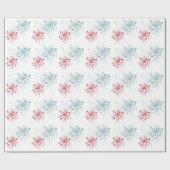 Rood wit en blauw vuurwerk op 4 juli Gift Wrap Cadeaupapier (Vlak)