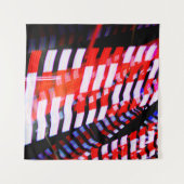 Rood wit en blauw wandkleed (Voorkant (horizontaal))