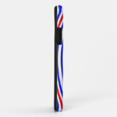 Rood wit en blauw werveling Case-Mate iPhone case (Achterkant/rechts)