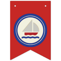 Rood, wit en blauw zanenbanner