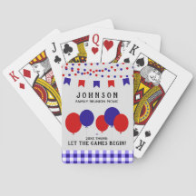 Rood Wit en Blauw Zomerfeest Familiereünie