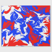 Rood, wit en blauw zwijn cadeaupapier (Vlak)