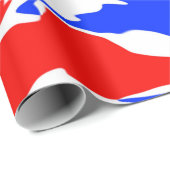 Rood, wit en blauw zwijn cadeaupapier (Rol Hoek)