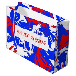 Rood, wit en blauw zwijn groot cadeauzakje