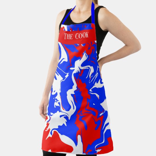 Rood, wit en blauw zwijn schort (Insitu)