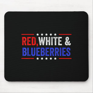 Rood, Wit En Blauwe Bosbessen Patriot Dom 2025 Muismat