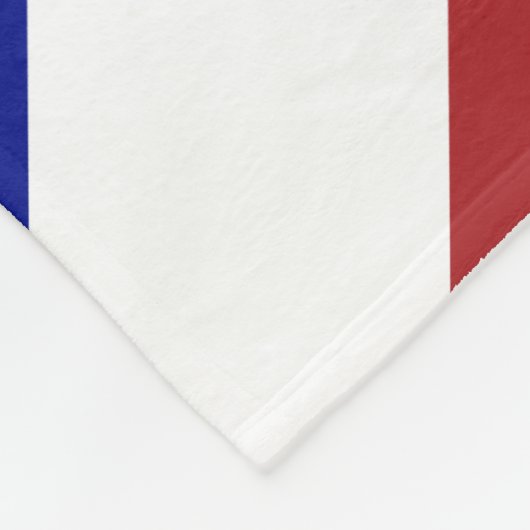 Rood, Wit en Blauwe Chevrons Fleece Deken (Hoek)