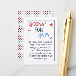 Rood Wit en Boeken voor de Baby Informatiekaartje