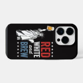 Rood Wit en Brouw 250ste Verjaardag iPhone Hoesje (Achterkant horizontaal)
