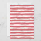 Rood Wit en Brouw Roodwerk of Koppels Bruiloftsdou Kaart (Achterkant)