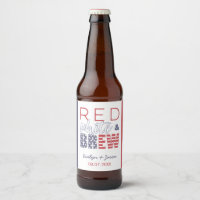 Rood Wit En Brouw USA Achtertuin BBQ Bruiloftsfees