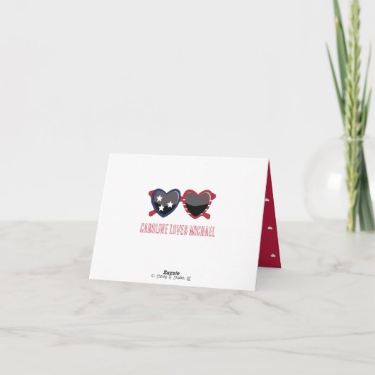 Rood Wit en Dankbaar voor u Dank u Bedankkaart (Achterkant)