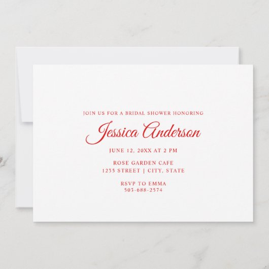 Rood wit en dat doe ik. | Uitnodiging van Floral B (Achterkant)