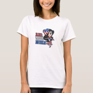 Rood, Wit en de T-shirts van Dames Hula