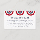 Rood Wit en Due Baby shower Enclosure Kaart (Voorkant)