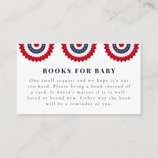 Rood Wit en Due Baby shower Enclosure Kaart (Voorkant)