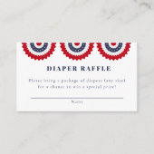 Rood Wit en Due Baby shower Enclosure Kaart (Voorkant)