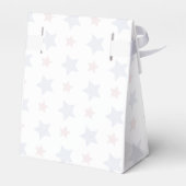 Rood Wit en Due Baby shower Favoriet Box Bedankdoosjes (Achterkant)