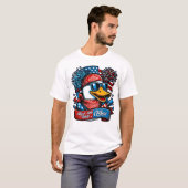 Rood Wit en Geblazen Eend T-shirt (Voorkant volledig)