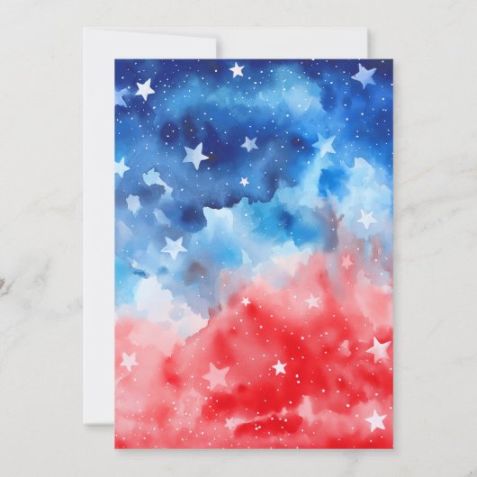 Rood, wit en genderneutraal Baby shower Kaart (Achterkant)