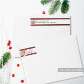 Rood Wit en Goud Vakantie Cookies Zoete Kerstmis