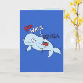 Rood Wit en Grappige vierde van de Beloega van de Kaart (Gele Bloem)