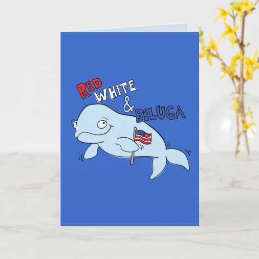 Rood Wit en Grappige vierde van de Beloega van de Kaart (Gele Bloem)