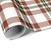 Rood, wit en groen gekleed cadeaupapier (Rol Hoek)