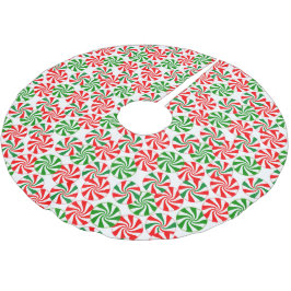Rood wit en groen Snoep wervelkolom Kerstboom Rok