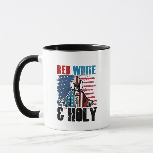 Rood Wit en Heilige Paus Leo XIV, 4 juli Mok (Links)