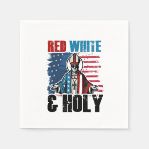 Rood Wit en Heilige Paus Leo XIV, 4 juli  Servet