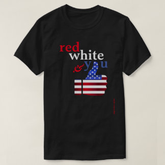 Rood wit en jij t-shirt