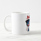 Rood wit en koel 4 juli Mok (Links)
