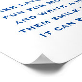 Rood wit en latente nachtkleppen met Baby shower Poster (Hoek)