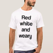 Rood wit en moe t-shirt (Voorkant)