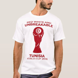 Rood Wit en Onbreekbaar T-shirt