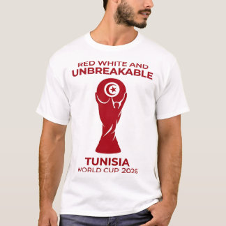 Rood Wit en Onbreekbaar T-shirt