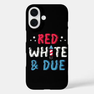 Rood Wit En Op Komst, Zwangerschapsaankondiging Ca iPhone 16 Hoesje