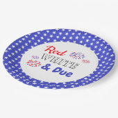 Rood wit en opeisbaar papieren bordje (Gekanteld)