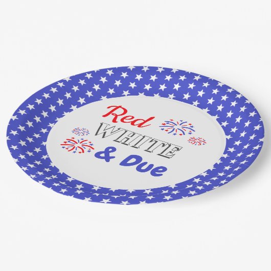 Rood wit en opeisbaar papieren bordje (Gekanteld)