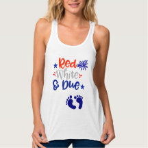 Rood wit en oplopend 4 juli kraambed