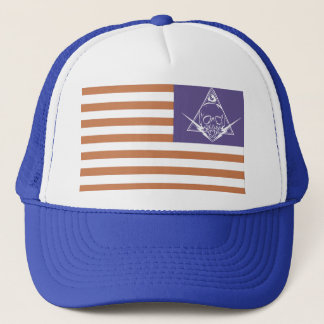 rood wit en paranoïde trucker pet
