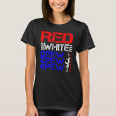 Rood wit en Pew Pew Pew T-shirt (Voorkant)