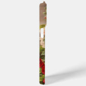 Rood, wit en roze hollyhocks, Christensen Case-Mate iPhone Case (Achterkant / Rechts)